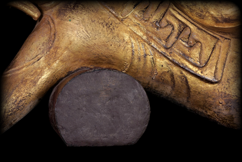 Extremely Rare Early 18C Wood Shan Reclining Buddha # A144